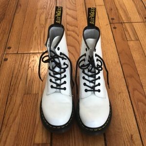 Brand new white Dr. Martens